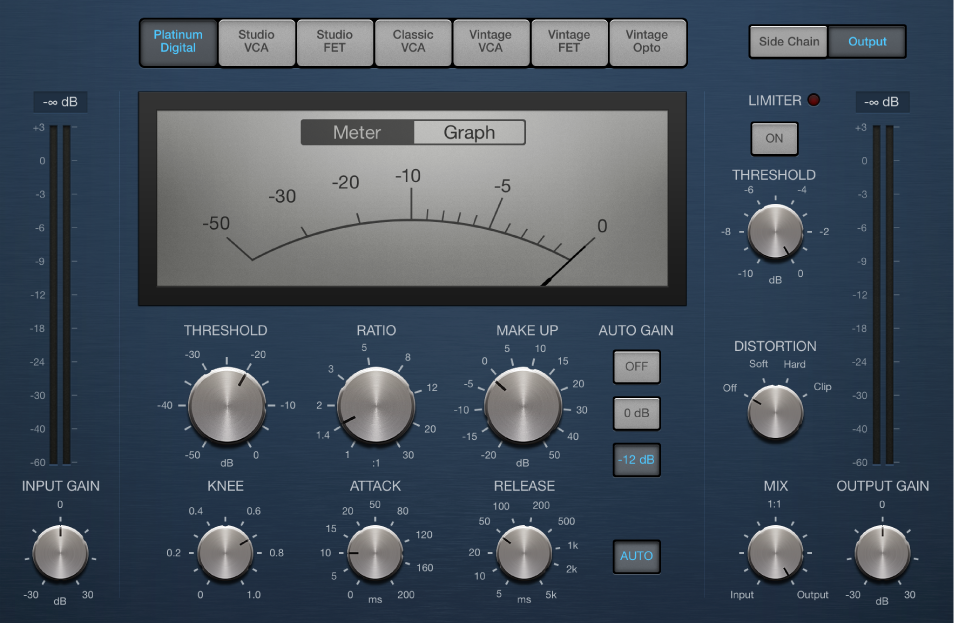 図。Compressorのメインパラメータ。