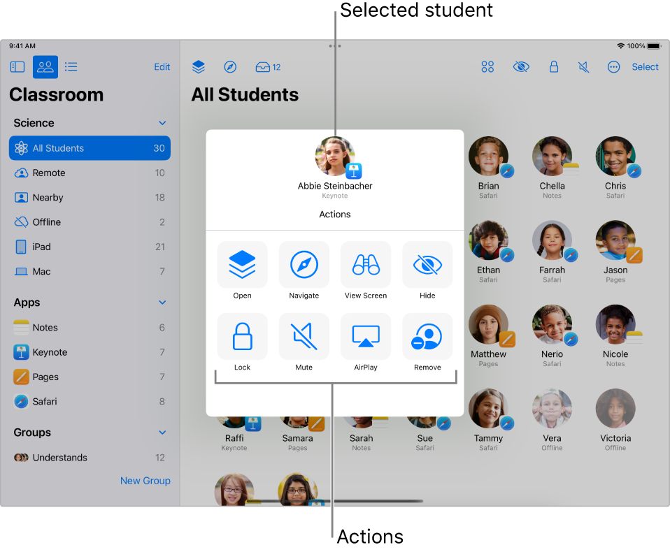 Use Actions To Guide Learning In Classroom Apple Support