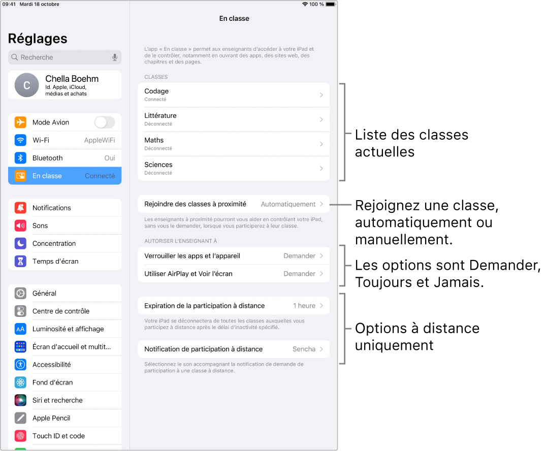 Rechercher des réglages sur l'iPad - Assistance Apple (CH)