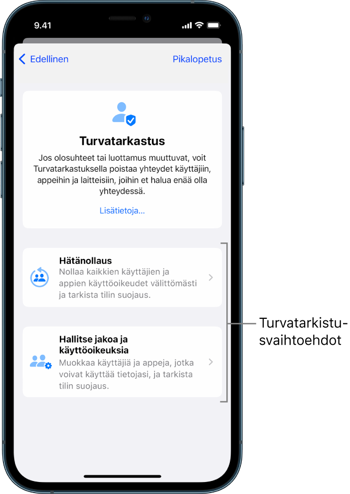 Jakamisen Lopettaminen Henkilöiden Ja Appien Kanssa IPhonen ...