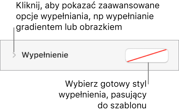 Narzędzia wybierania koloru wypełnienia.