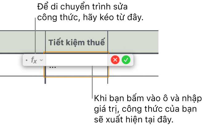 Trình sửa công thức.