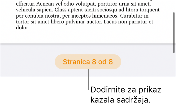 Otvoreni dokument s brojem stranica “3 od 3” u središtu na dnu zaslona.