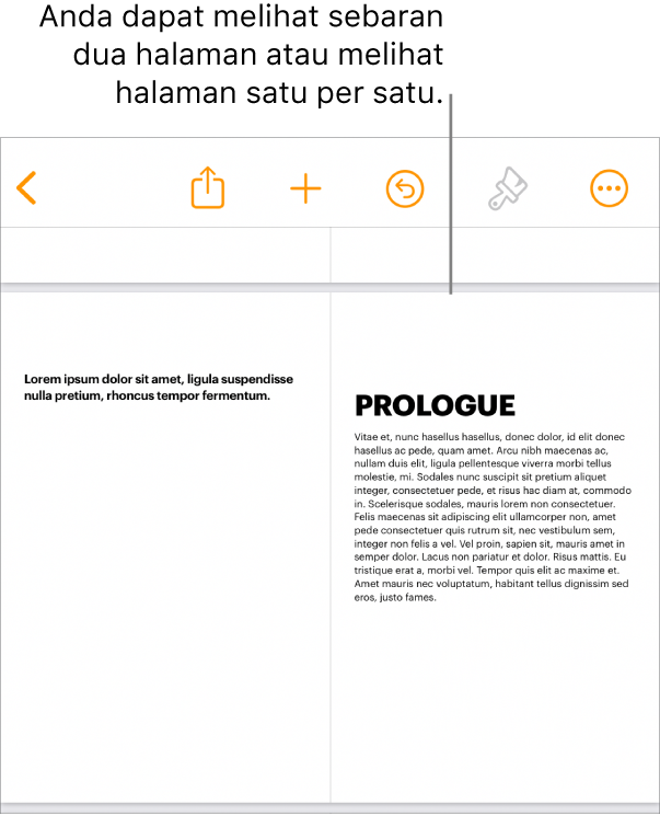 Dokumen dengan halaman dilihat sebagai sebaran dua halaman.