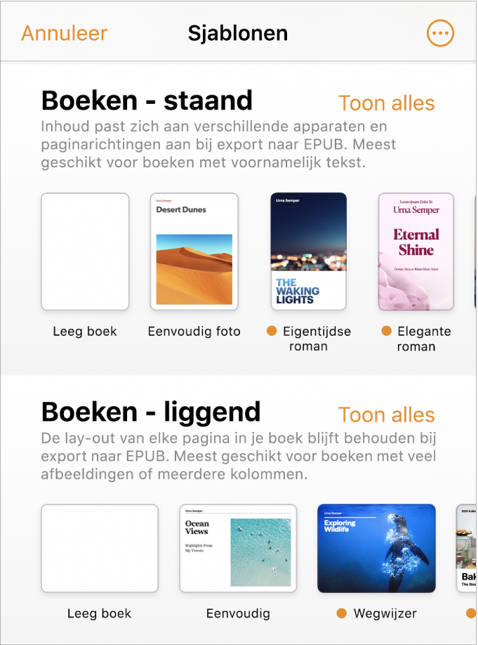 Elasticiteit cafe Corporation Informatie over het aanmaken van een boek in Pages op de iPhone - Apple  Support (NL)