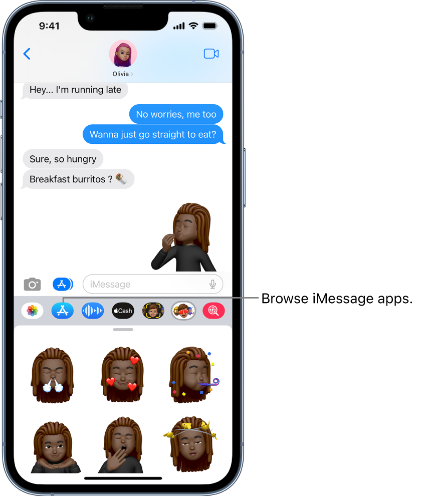 Use iMessage apps in Messages on iPhone - Apple Support