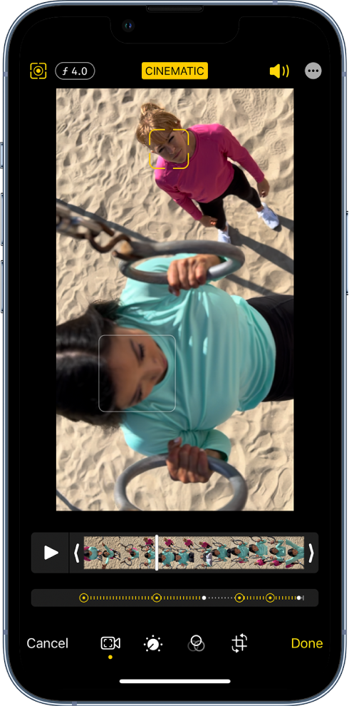 Edit Cinematic mode videos on your iPhone - Apple Support