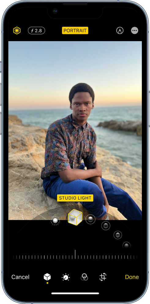 Edit Portrait mode photos on iPhone - Apple Support