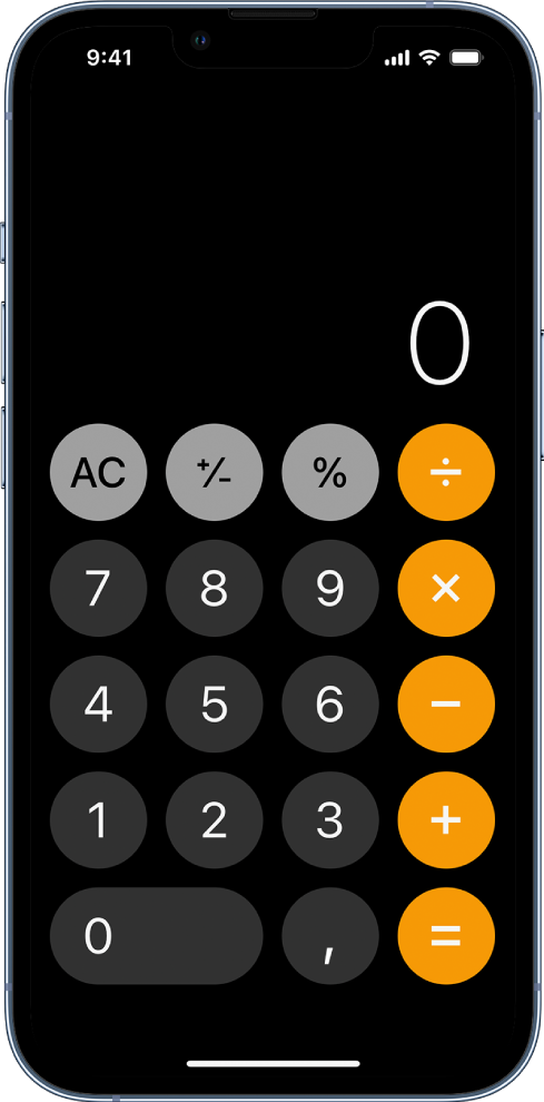 almohadilla Crueldad Proverbio Utilizar Calculadora en el iPhone - Soporte técnico de Apple (ES)