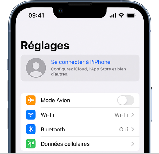 Configurer les réglages de base Assistance Apple (FR)