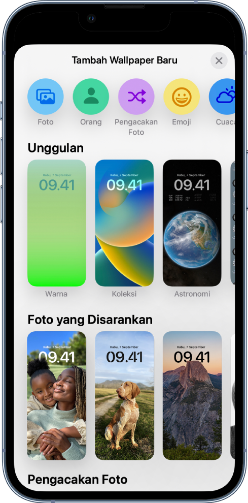 Mempersonalisasikan Layar Terkunci Iphone Anda Apple Support Id 7165