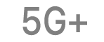 Das Symbol „5G+“.