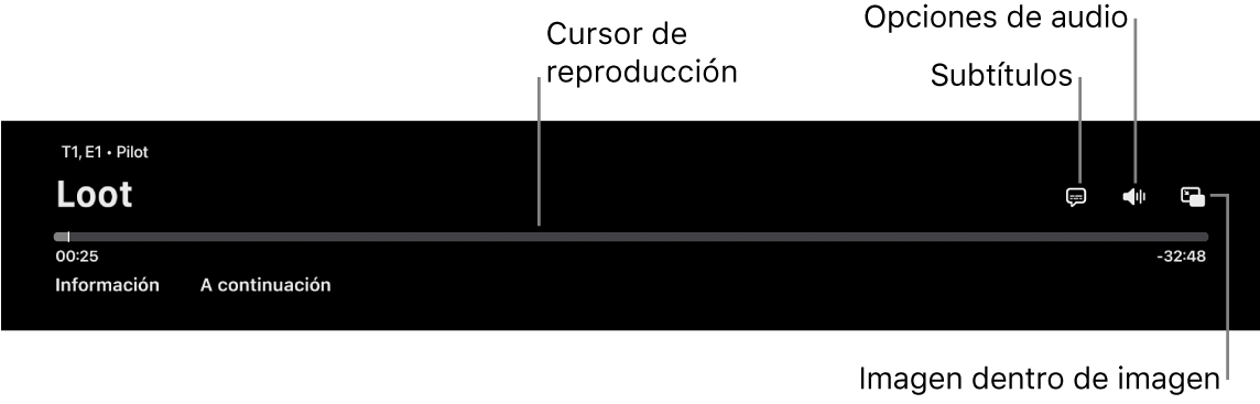 Controles de reproducción