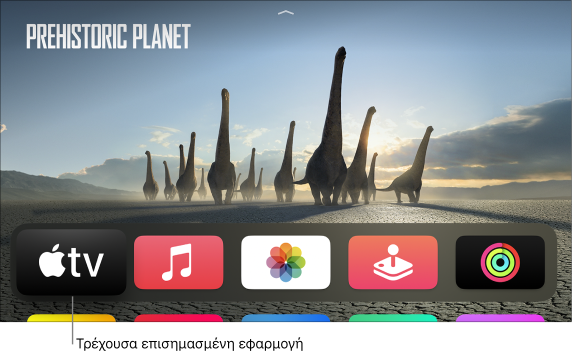 Οθόνη Αφετηρίας Apple TV