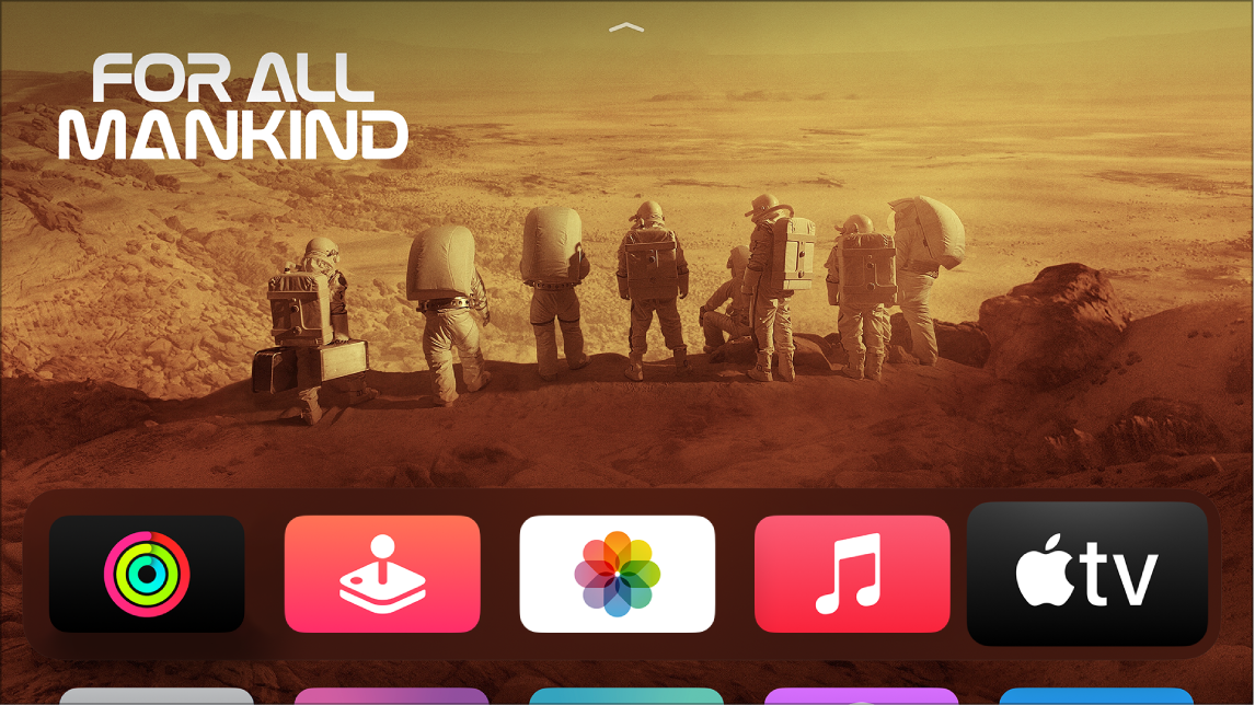 היישום TV של Apple במסך הבית