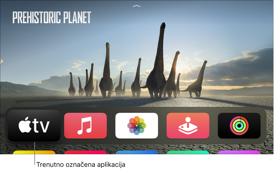 Zaslon Apple TV Home