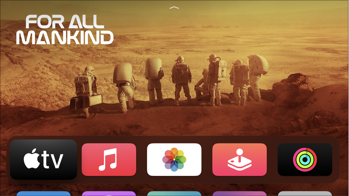 主屏幕上的 Apple TV App