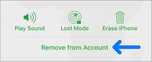 The Remove from Account button.