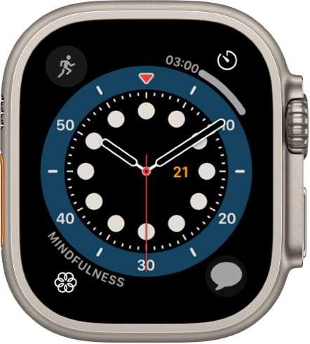 Apple Watch Ultra faces and their features - Apple Support (BH)