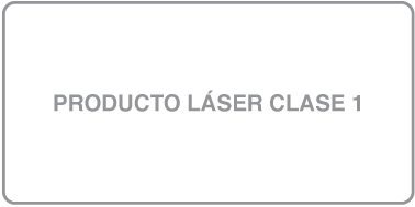 el símbolo de Producto láser de Clase 1