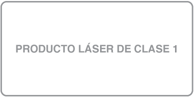 El símbolo de producto láser de Clase 1