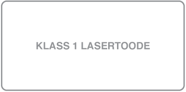 Class 1 lasertoote sümbol