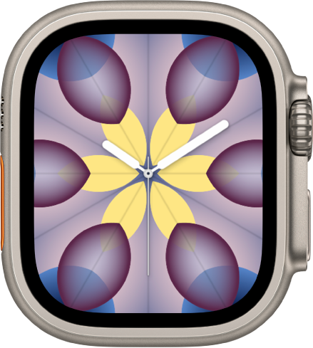 Cadran Kaléidoscope, sur lequel vous pouvez ajouter des complications et ajuster les modèles du cadran.