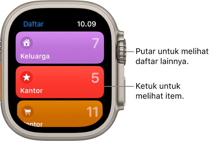 Mengatur Dan Merespons Pengingat Di Apple Watch Ultra Apple Support Id