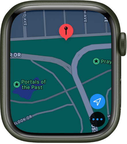 mapa apple watch