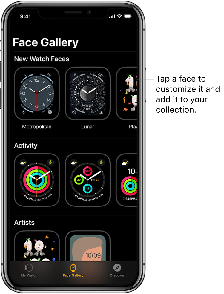 Explore the Face Gallery on Apple Watch - Apple Support