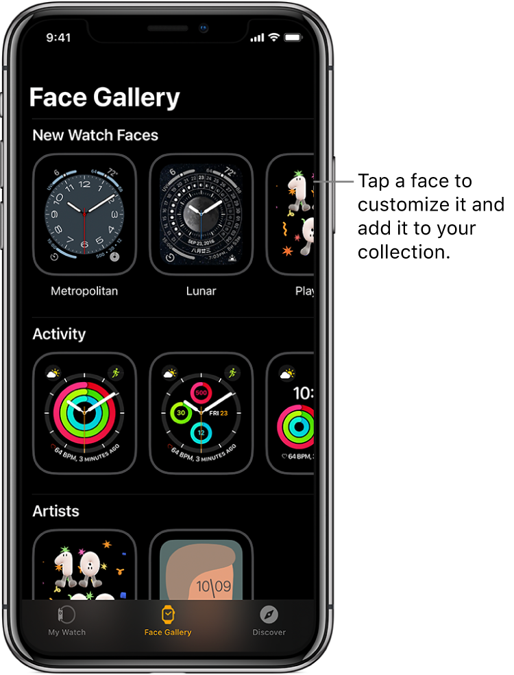 Explore the Face Gallery on Apple Watch