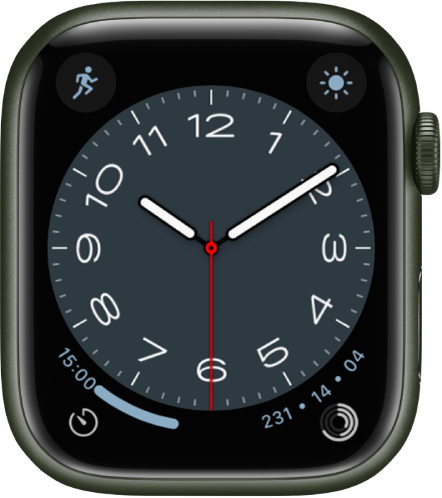 The Metropolitan watch face.