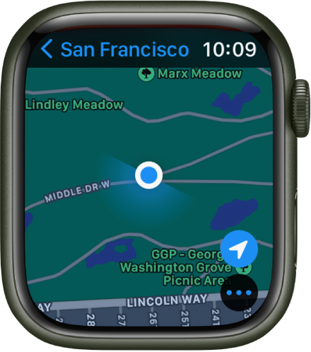 Apple watch store gps location