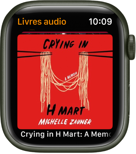 La couverture d’un livre audio.