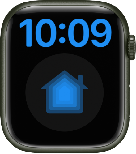 Le cadran Extra large affiche l’heure au format numérique en haut de l’écran. Une grande complication Maison se trouve en dessous.