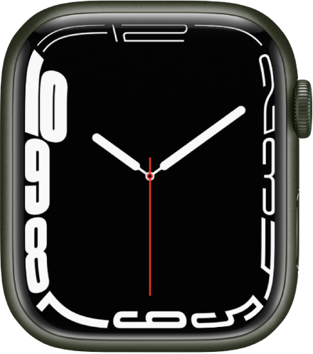 עיצוב השעון ״קווי מתאר״.