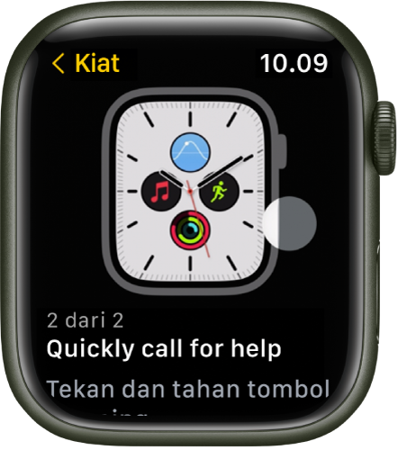 App Kiat menampilkan kiat Apple Watch.