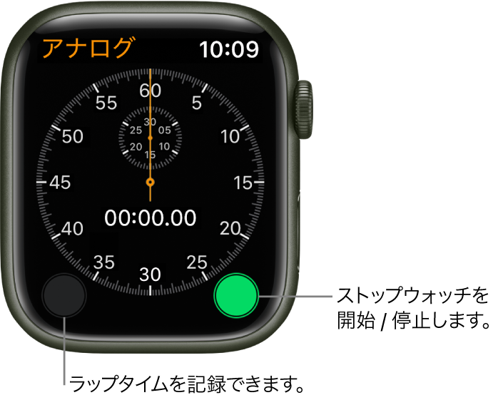 Apple Watchのストップウォッチで時間を計る Apple サポート (日本)