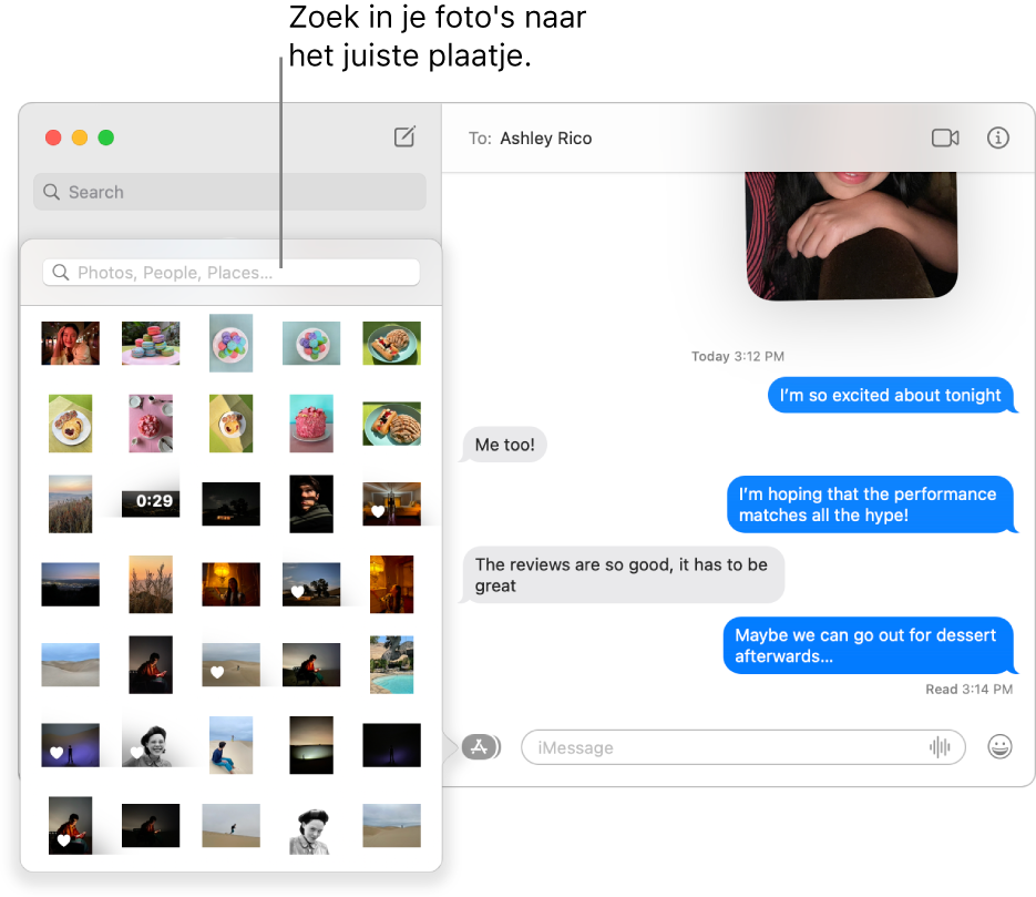 Discriminerend Luik seks Foto's en video's versturen in Berichten op de Mac - Apple Support (BE)