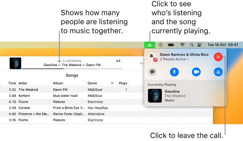 Listen To Music Together Using Shareplay On Mac Apple Support Uk