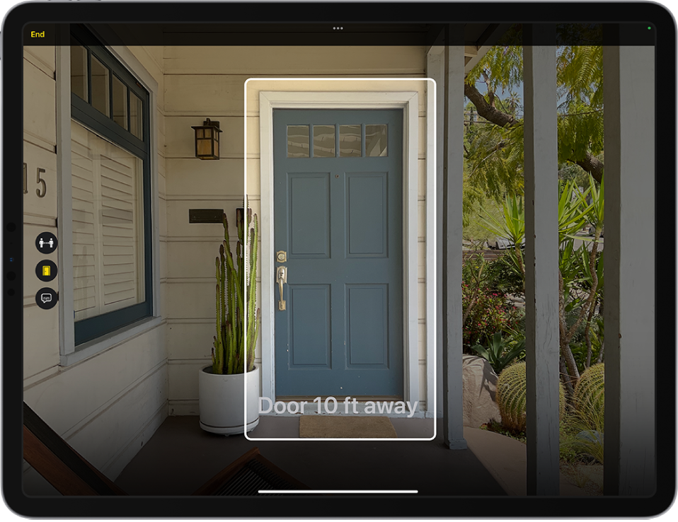 Detect doors around you using Magnifier on iPad Apple Support