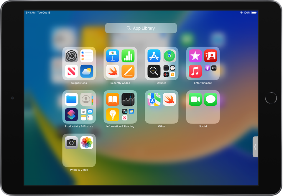 Find your App Library on iPad Apple Support