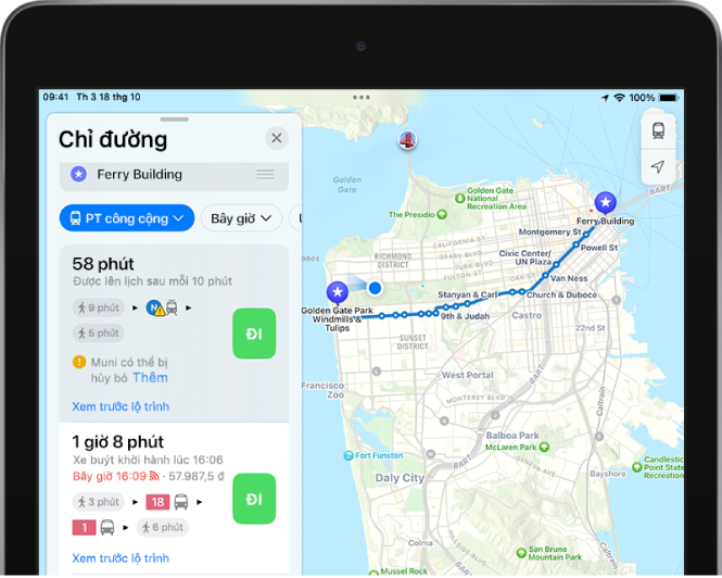 Không còn lo lắng về việc lạc đường khi có Apple (VN) app bản đồ chỉ đường tích hợp định vị GPS. Tìm đường đi đến địa điểm mong muốn, cập nhật thời gian di chuyển và tình trạng giao thông một cách nhanh chóng. Bạn có thể hoàn toàn yên tâm đi đến bất cứ đâu một cách dễ dàng.