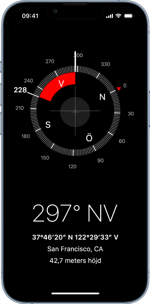 Använda kompassen på iPhone - Apple-support (SE)