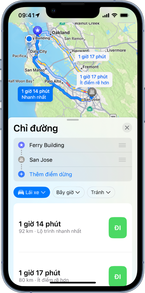 Bộ phận hỗ trợ Apple (VN) đã cập nhật bản đồ chỉ đường đi mới, giúp người dùng dễ dàng tìm kiếm địa điểm mà mình cần đến. Với tính năng này, bạn có thể tìm kiếm, thêm và lưu địa điểm yêu thích trên bản đồ Apple.