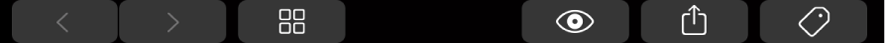 ‏شريط اللمس مع أزرار محددة لفايندر، مثل الزر علامة.