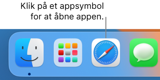 Symbolet for Safari i Dock.