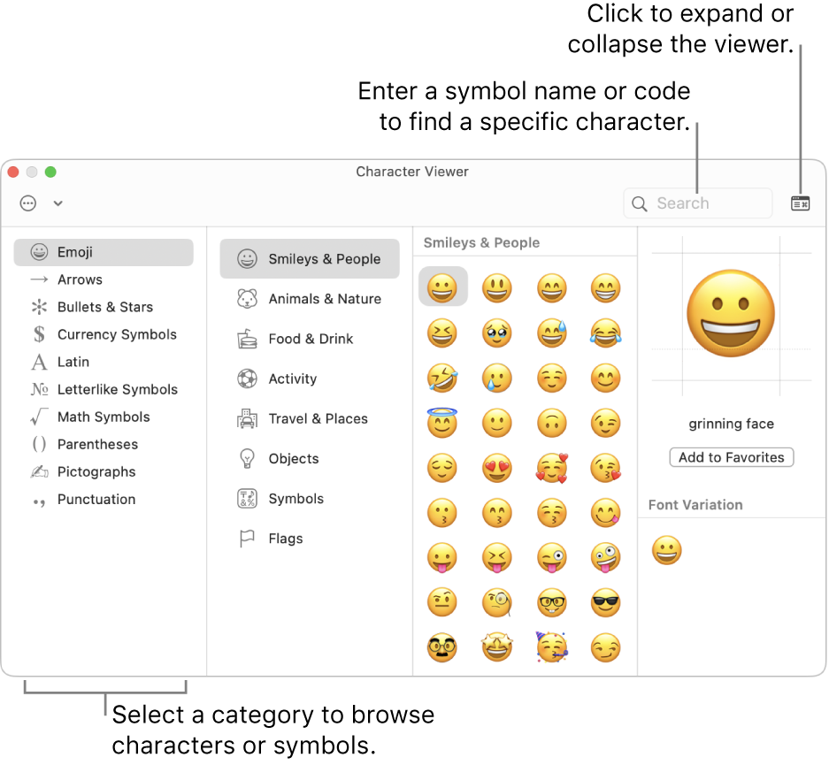 efterår blanding Til Ni Use emoji and symbols on Mac – Apple Support (AU)