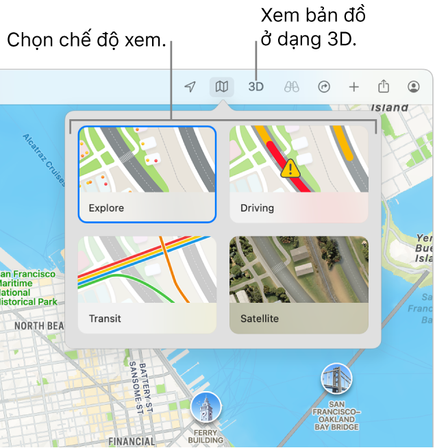 Tham gia vào sự hỗ trợ hoàn hảo của Apple Maps VN bằng cách xem bản đồ vệ tinh 3D đa dạng và chi tiết. Hãy khám phá trực tuyến các thành phố và địa điểm du lịch trong cuộc sống hàng ngày theo cách hoàn toàn mới.