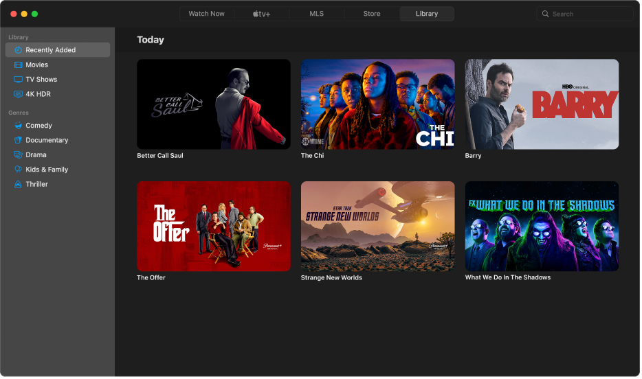 Manage your library in Apple TV app on Mac - Apple Support